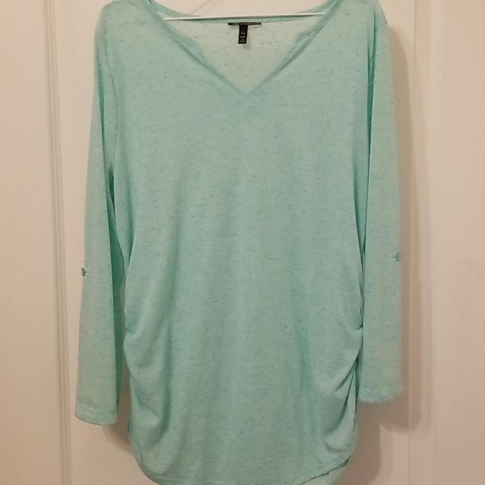 Allison Brittney Long Sleeve Top 1X